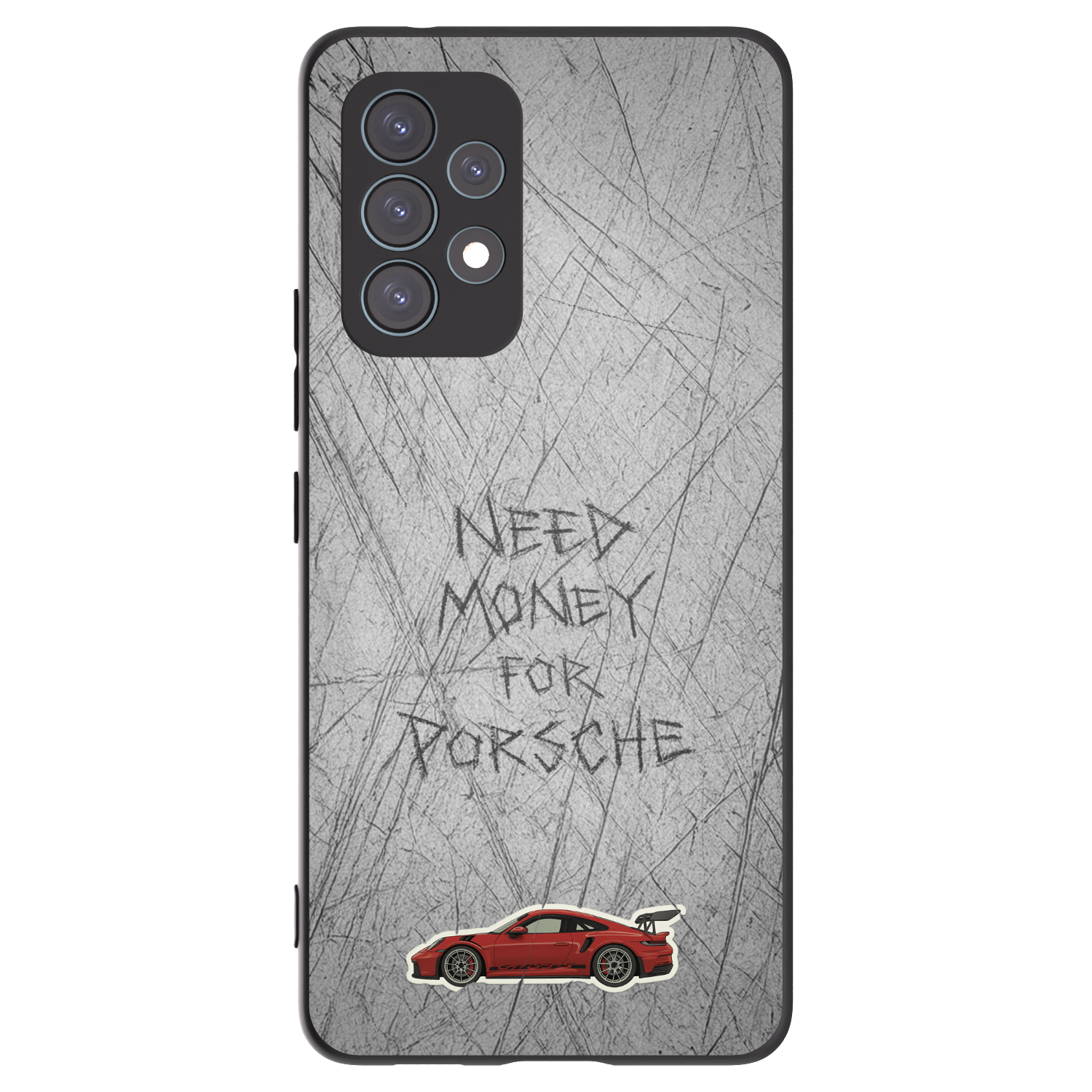 Picasee Samsung Galaxy A53 5G A536 Hülle - Schwarzes Silikon - Garage Scratch