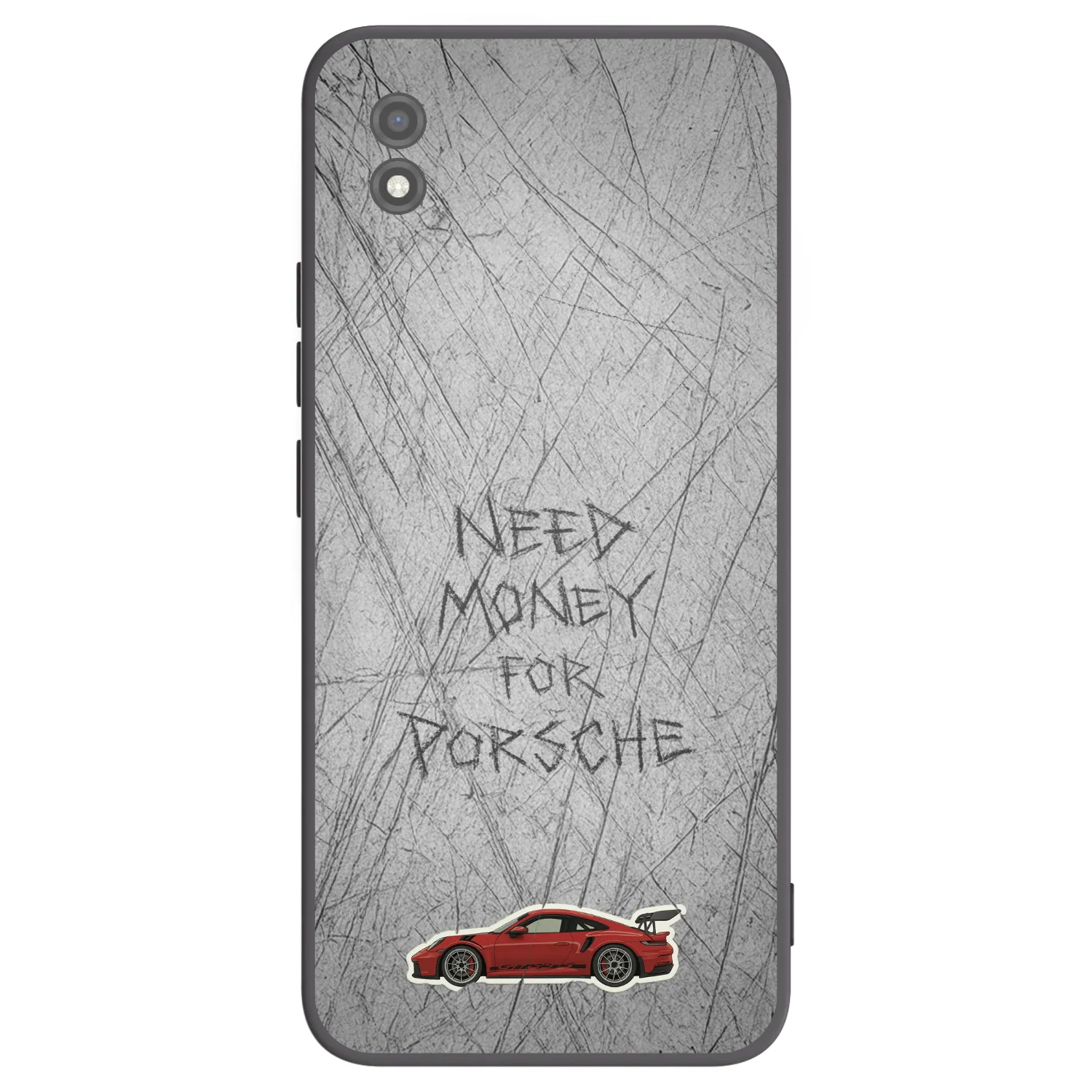 Picasee Realme C11 (2021) Hülle - Schwarzes Silikon - Garage Scratch