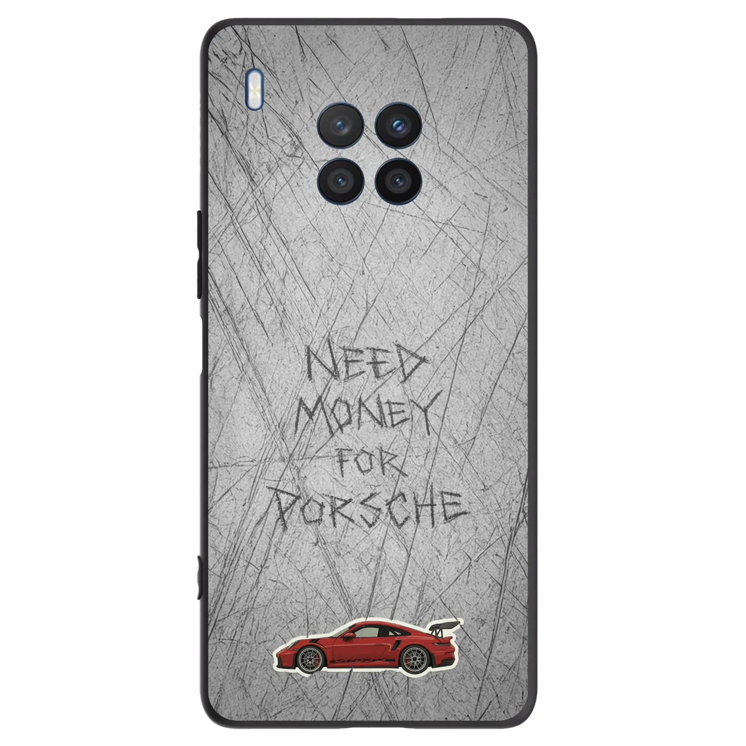 Picasee Honor 50 Lite Hülle - Schwarzes Silikon - Garage Scratch