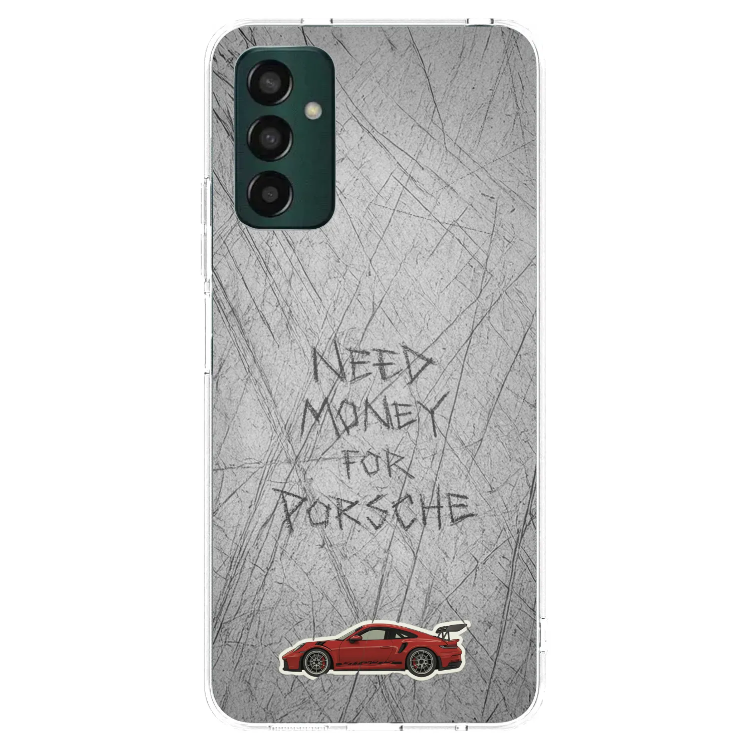 Picasee Samsung Galaxy M23 5G Hülle - Transparentes Silikon - Garage Scratch