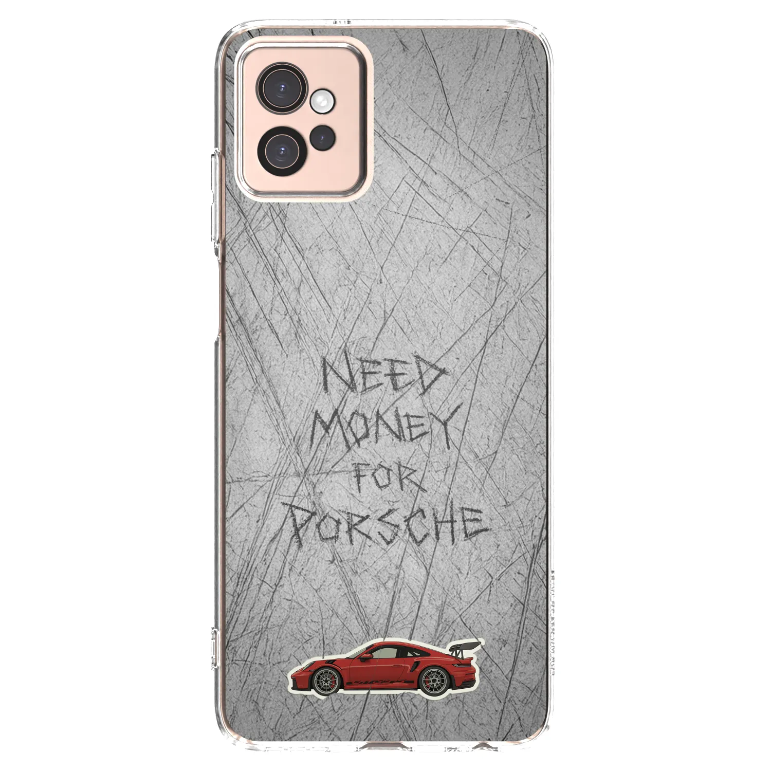 Picasee Motorola Moto G32 Hülle - Transparentes Silikon - Garage Scratch