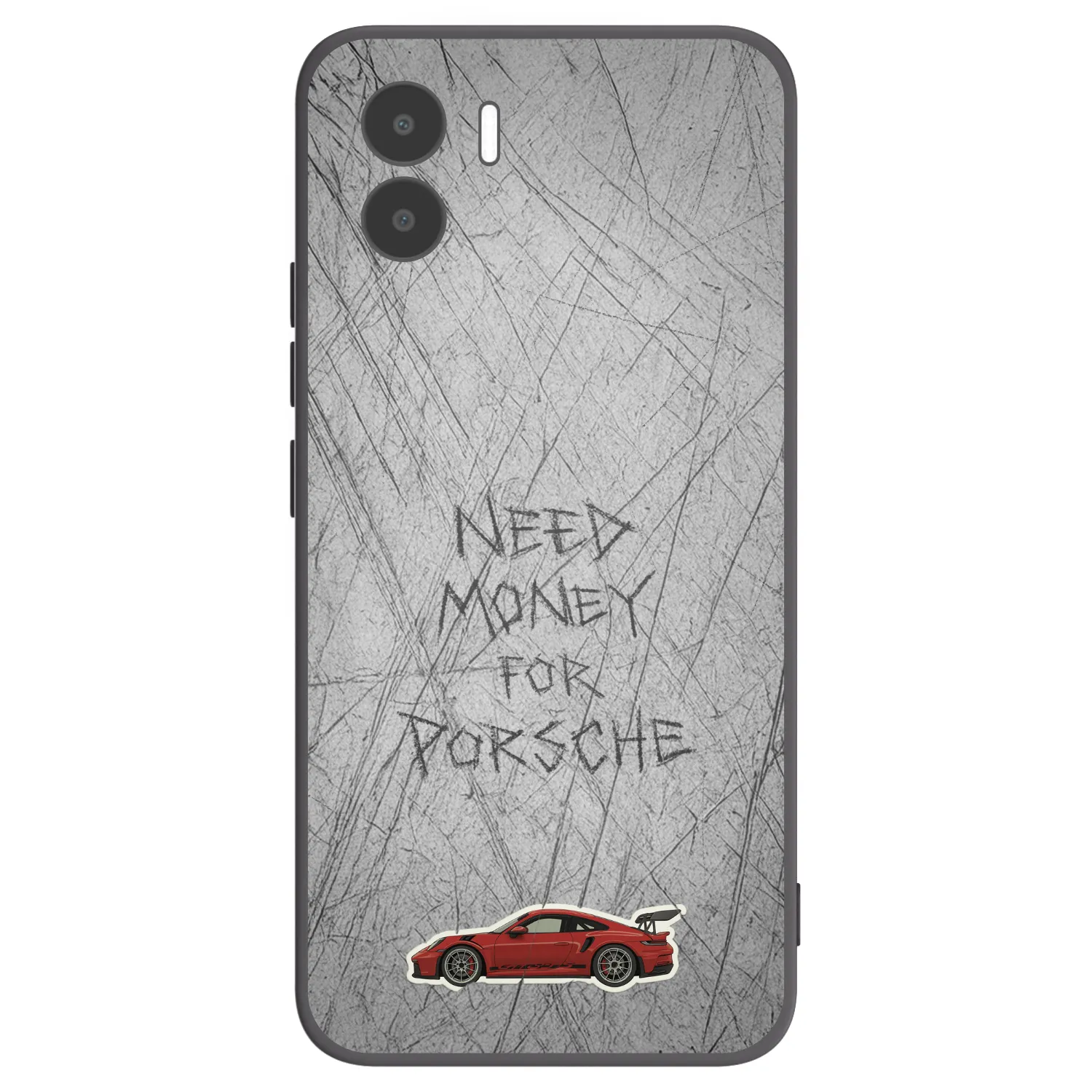 Picasee Xiaomi Redmi A1 Hülle - Schwarzes Silikon - Garage Scratch