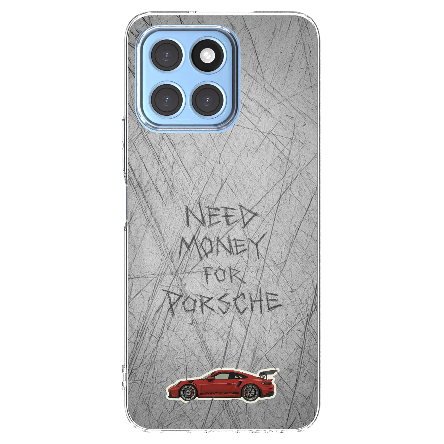 Picasee Honor X6 Hülle - Transparentes Silikon - Garage Scratch