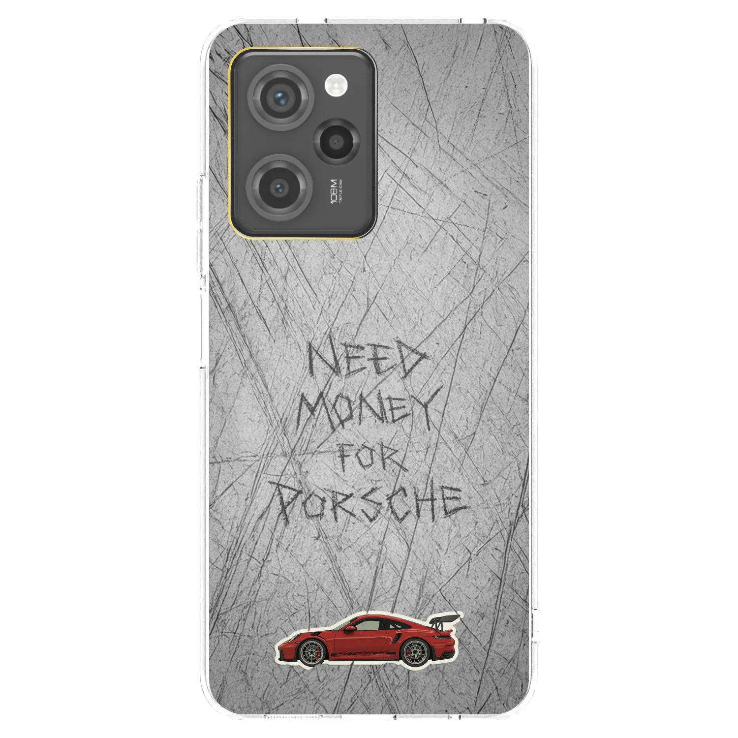 Picasee Xiaomi Poco X5 Pro Hülle - Transparentes Silikon - Garage Scratch