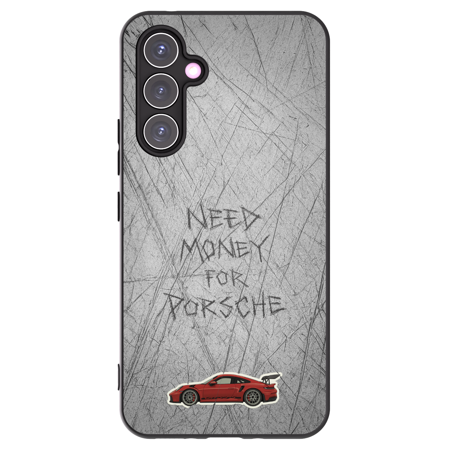 Picasee Samsung Galaxy A54 5G A546B Hülle - Schwarzes Silikon - Garage Scratch