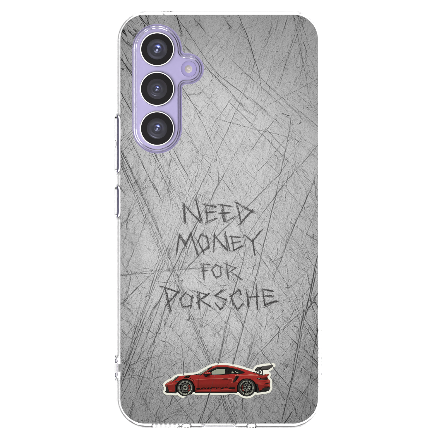 Picasee Samsung Galaxy A54 5G A546B Hülle - Transparentes Silikon - Garage Scratch
