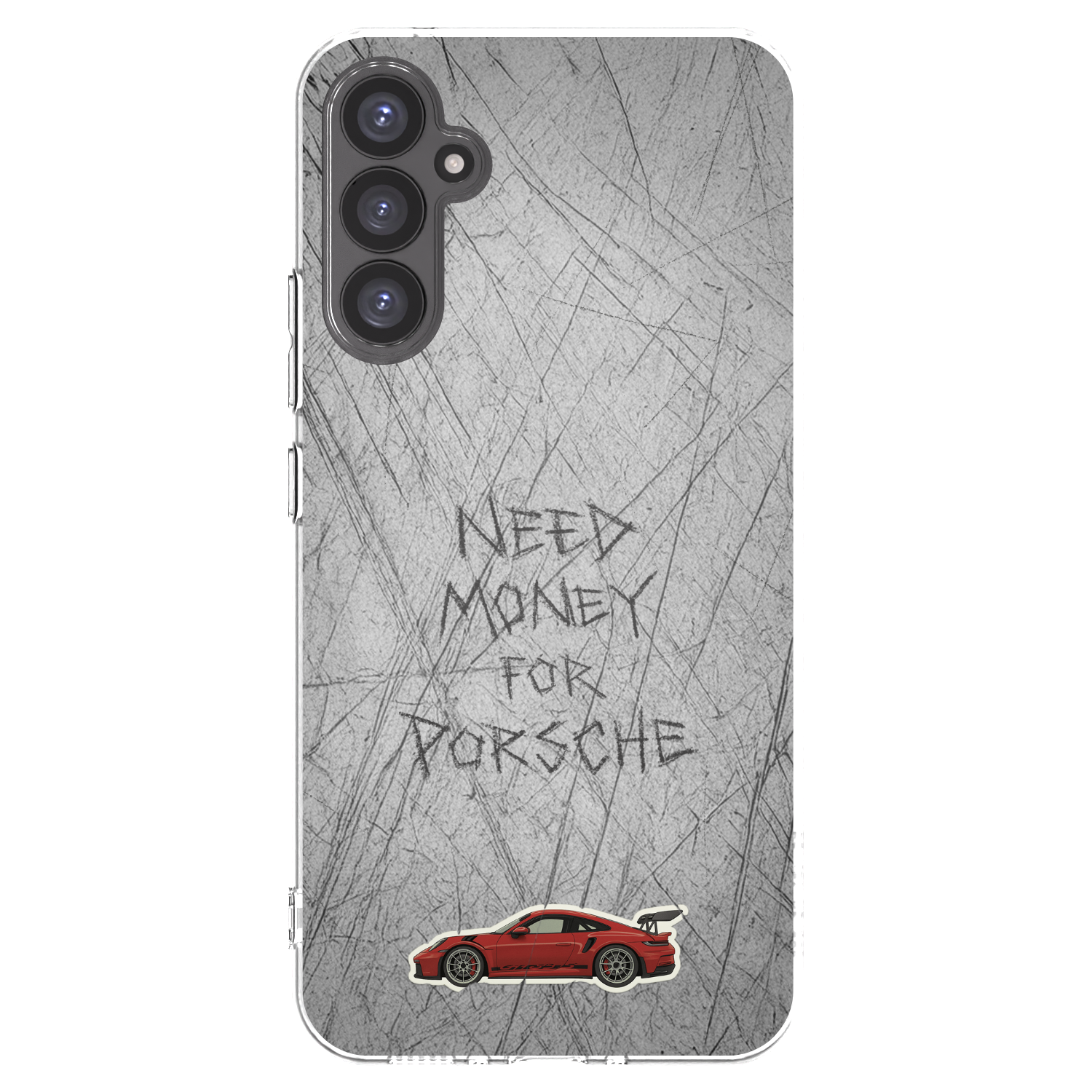 Picasee Samsung Galaxy A34 5G A346B Hülle - Transparentes Silikon - Garage Scratch