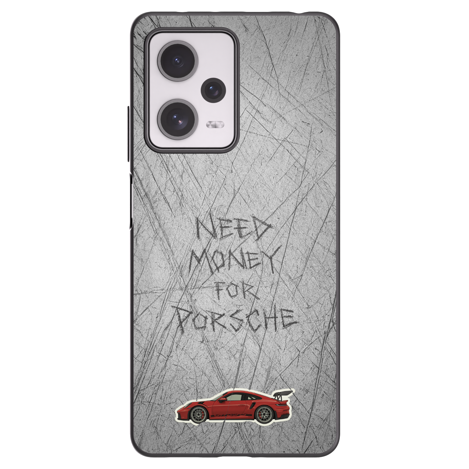 Picasee Xiaomi Redmi Note 12 Pro+ 5G Hülle - Schwarzes Silikon - Garage Scratch