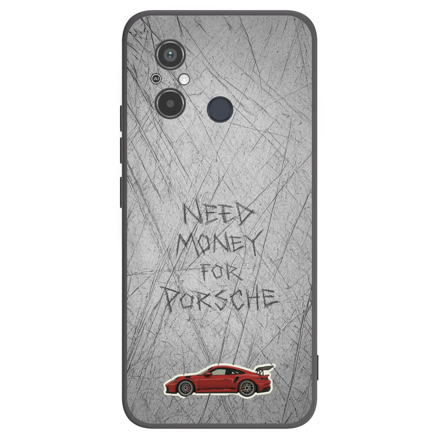 Picasee Xiaomi Redmi 12C Hülle - Schwarzes Silikon - Garage Scratch