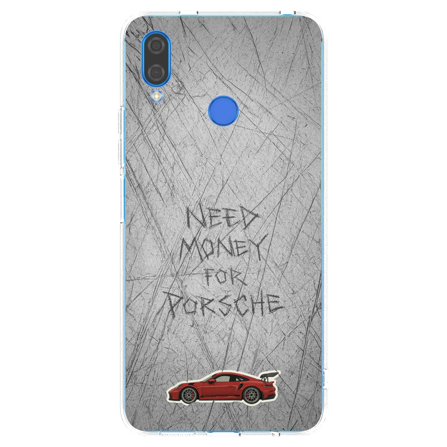 Picasee Huawei Nova 3 Hülle - Transparentes Silikon - Garage Scratch