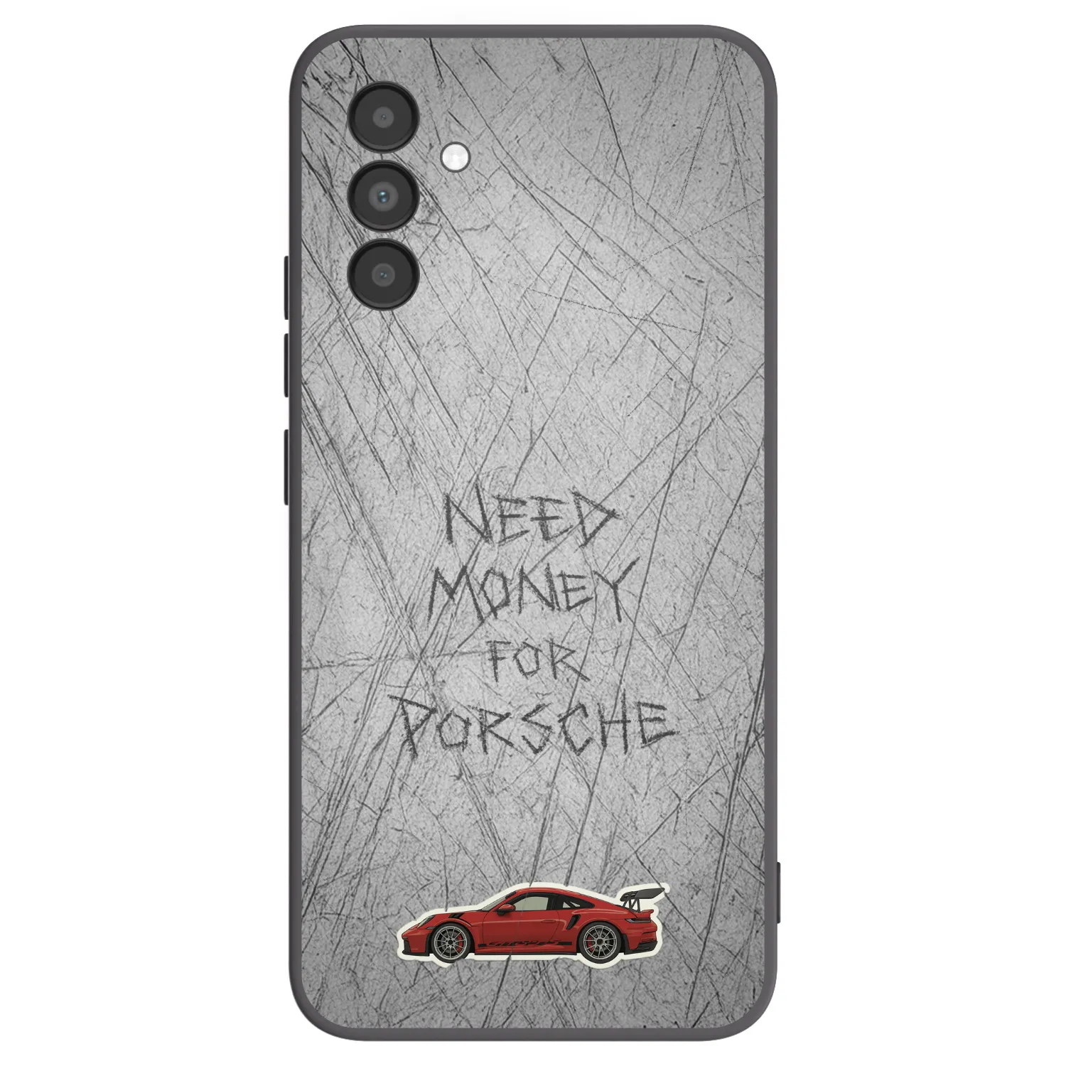 Picasee Samsung Galaxy A04s A047F Hülle - Schwarzes Silikon - Garage Scratch