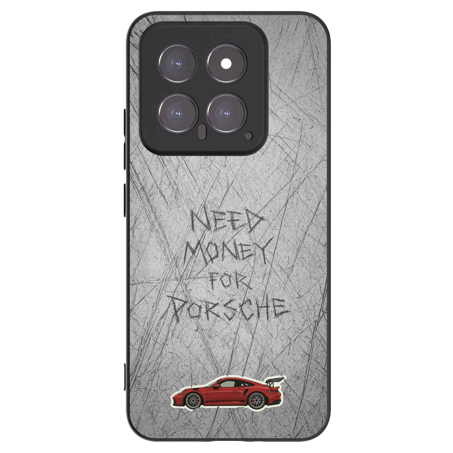 Picasee Xiaomi 14 Hülle - Schwarzes Silikon - Garage Scratch