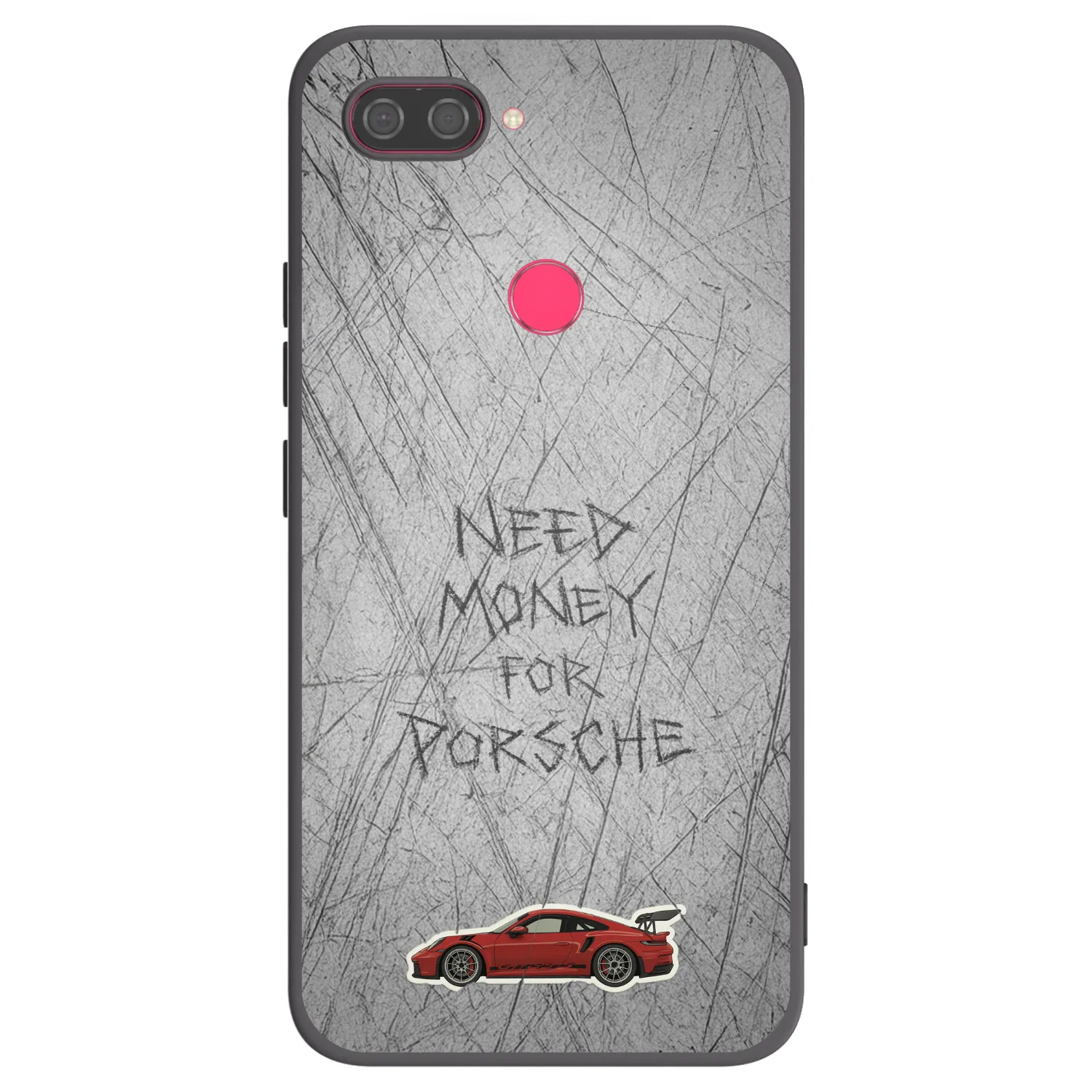 Picasee Xiaomi Mi 8 Lite Hülle - Schwarzes Silikon - Garage Scratch