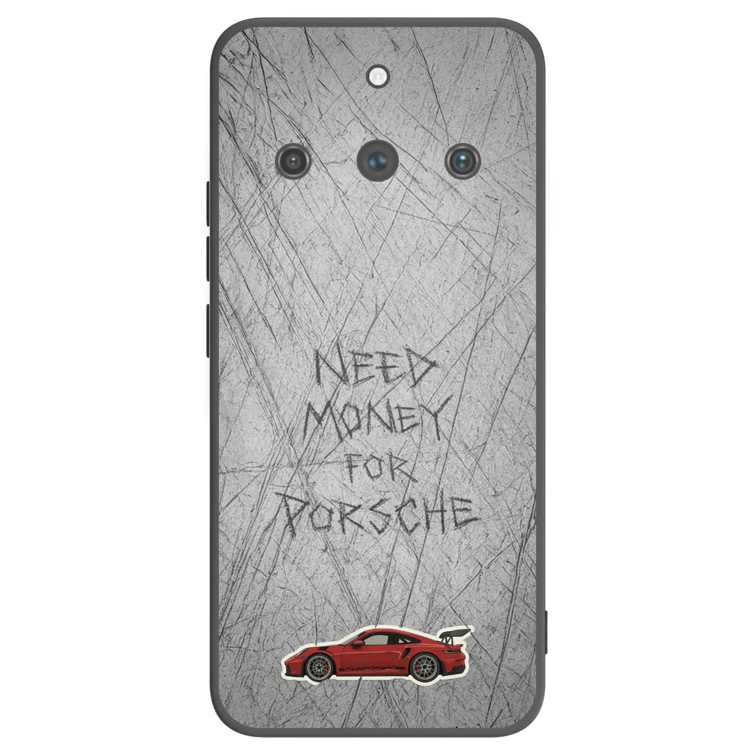 Picasee Realme 11 Pro+ Hülle - Schwarzes Silikon - Garage Scratch