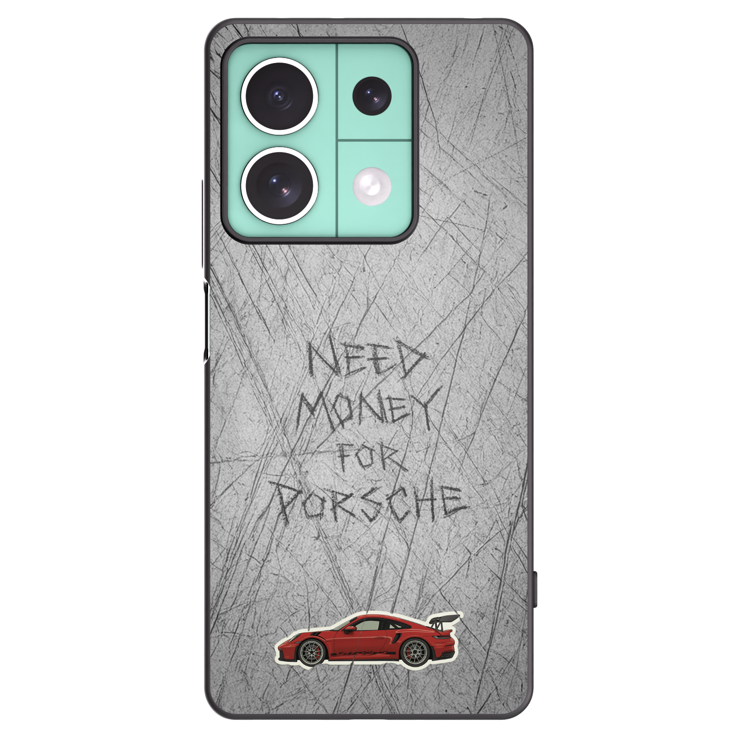 Picasee Xiaomi Redmi Note 13 5G Hülle - Schwarzes Silikon - Garage Scratch