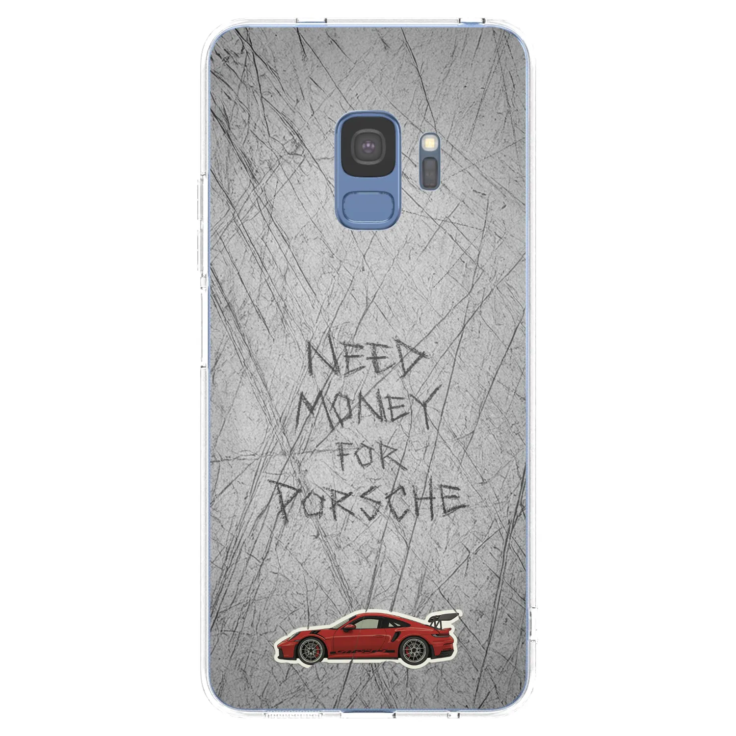 Picasee Samsung Galaxy S9 G960F Hülle - Transparentes Silikon - Garage Scratch