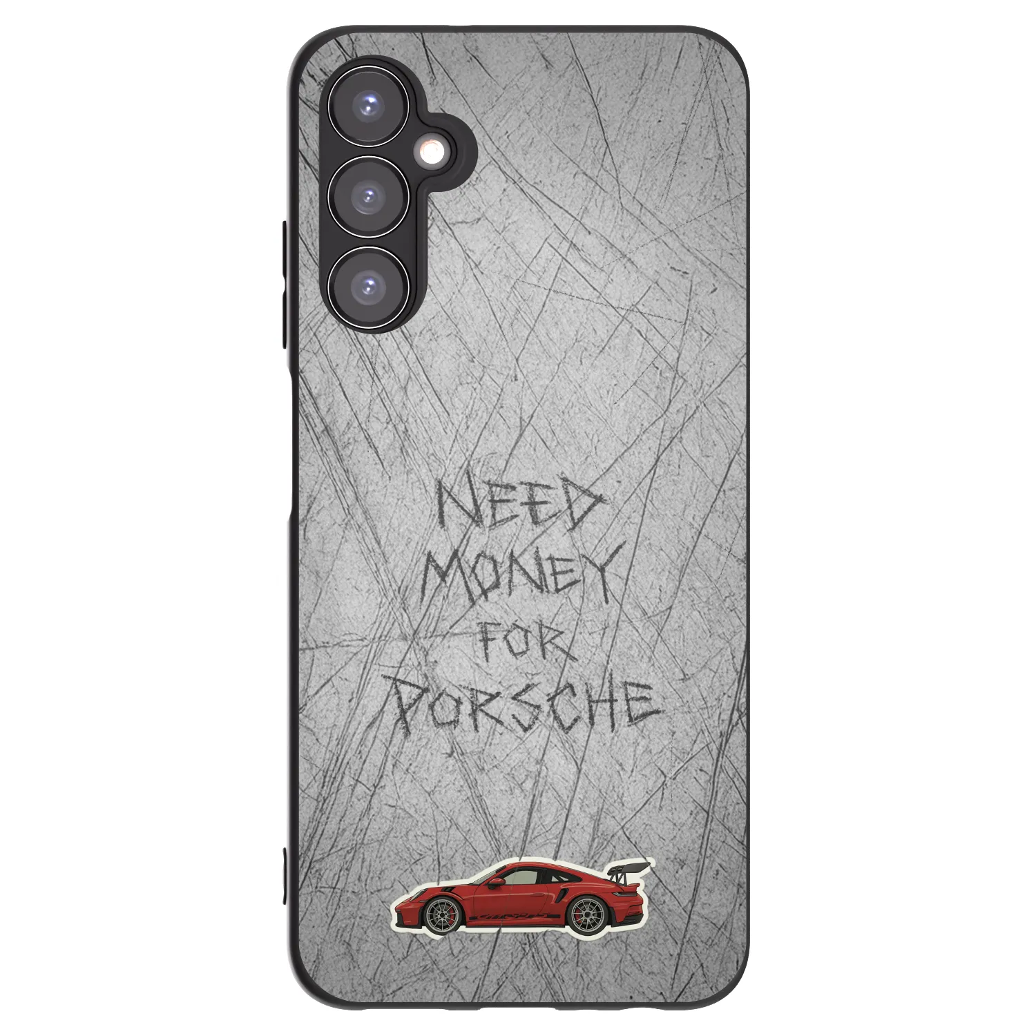 Picasee Samsung Galaxy A05s A057G Hülle - Schwarzes Silikon - Garage Scratch