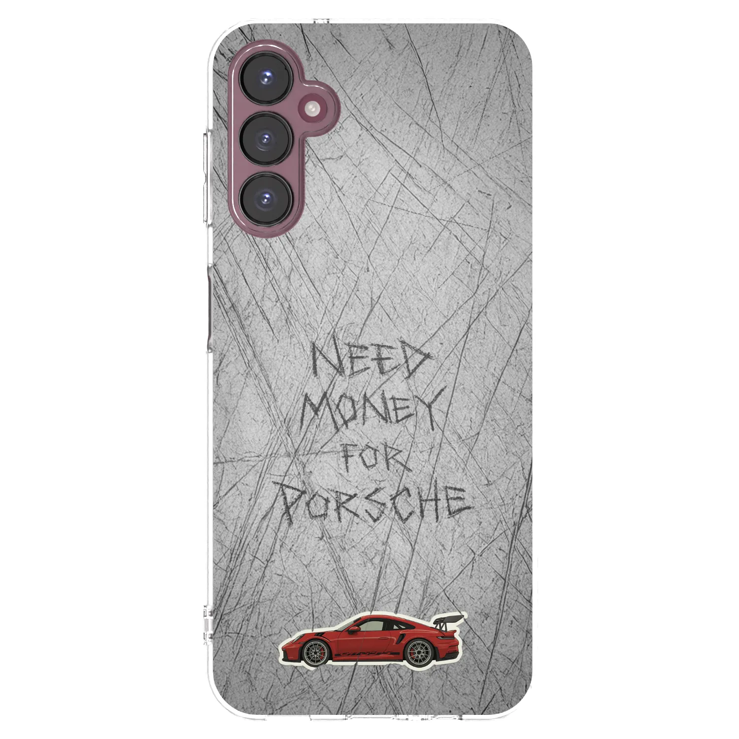 Picasee Samsung Galaxy A05s A057G Hülle - Transparentes Silikon - Garage Scratch