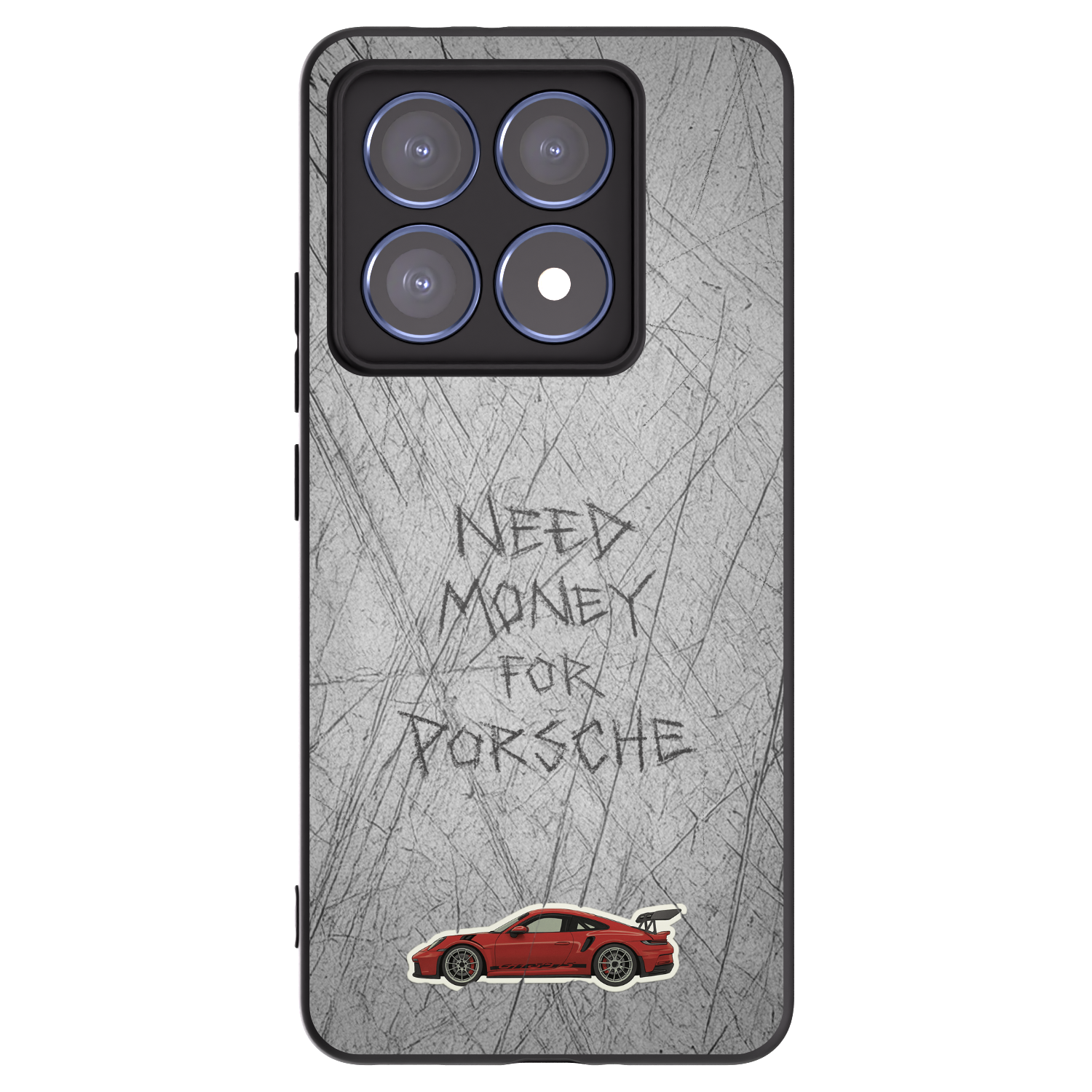 Picasee Xiaomi 14T Pro Hülle - Schwarzes Silikon - Garage Scratch