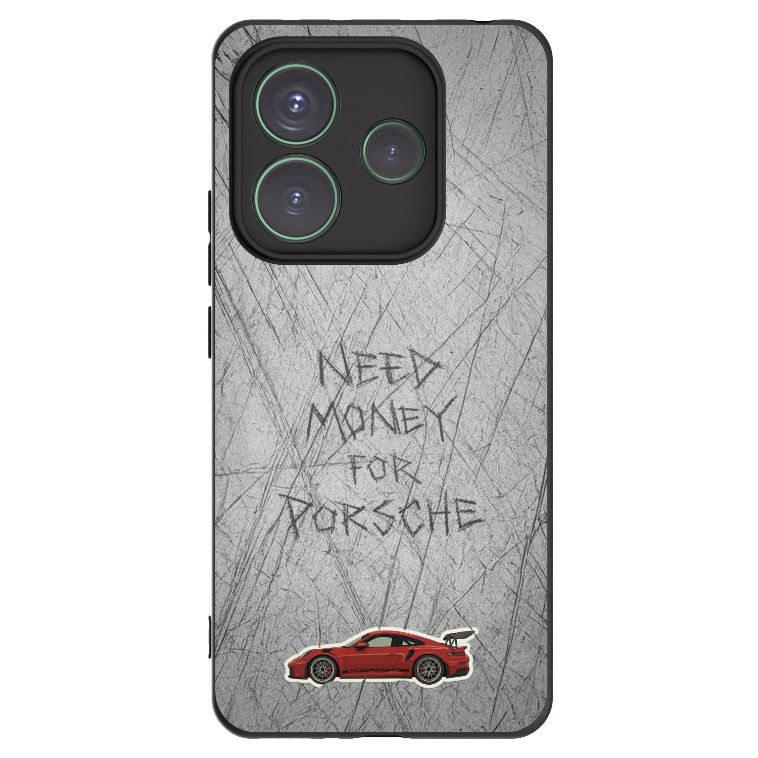 Picasee Xiaomi Redmi Note 14 5G Hülle - Schwarzes Silikon - Garage Scratch