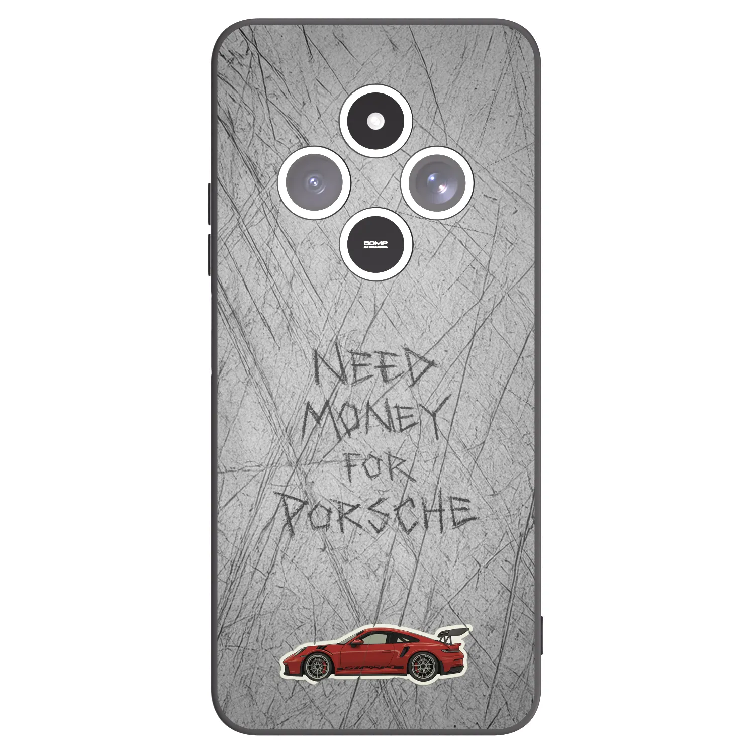 Picasee Xiaomi Redmi 14C Hülle - Schwarzes Silikon - Garage Scratch