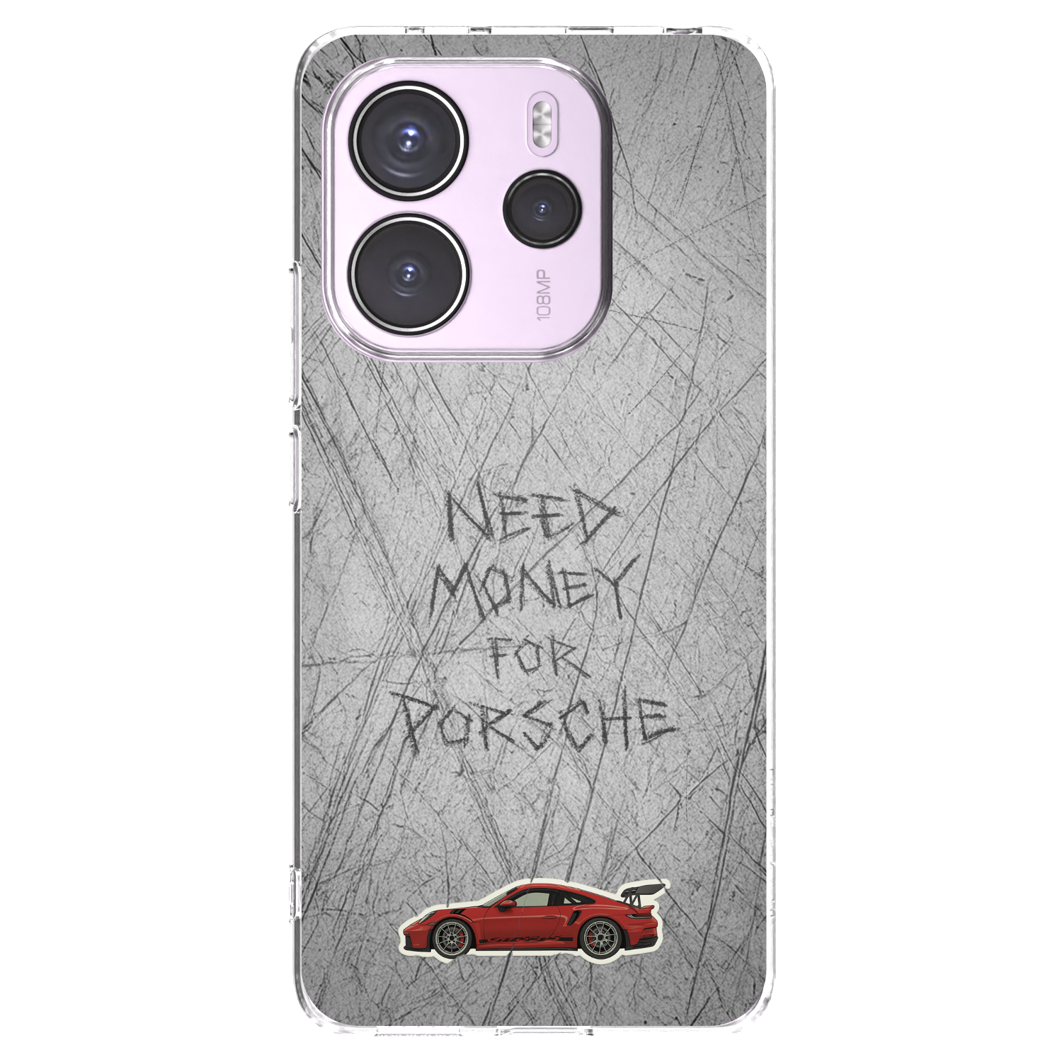 Picasee Xiaomi Redmi Note 14 4G Hülle - Transparentes Silikon - Garage Scratch