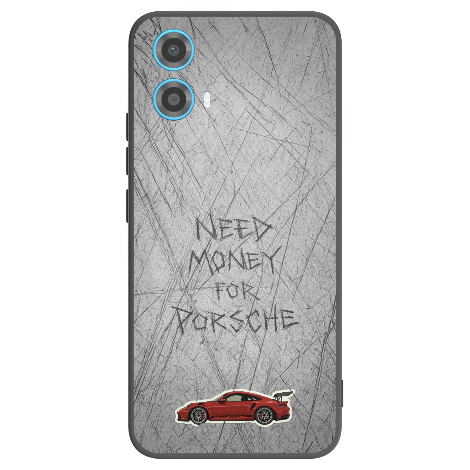 Picasee Motorola Moto G34 5G Hülle - Schwarzes Silikon - Garage Scratch