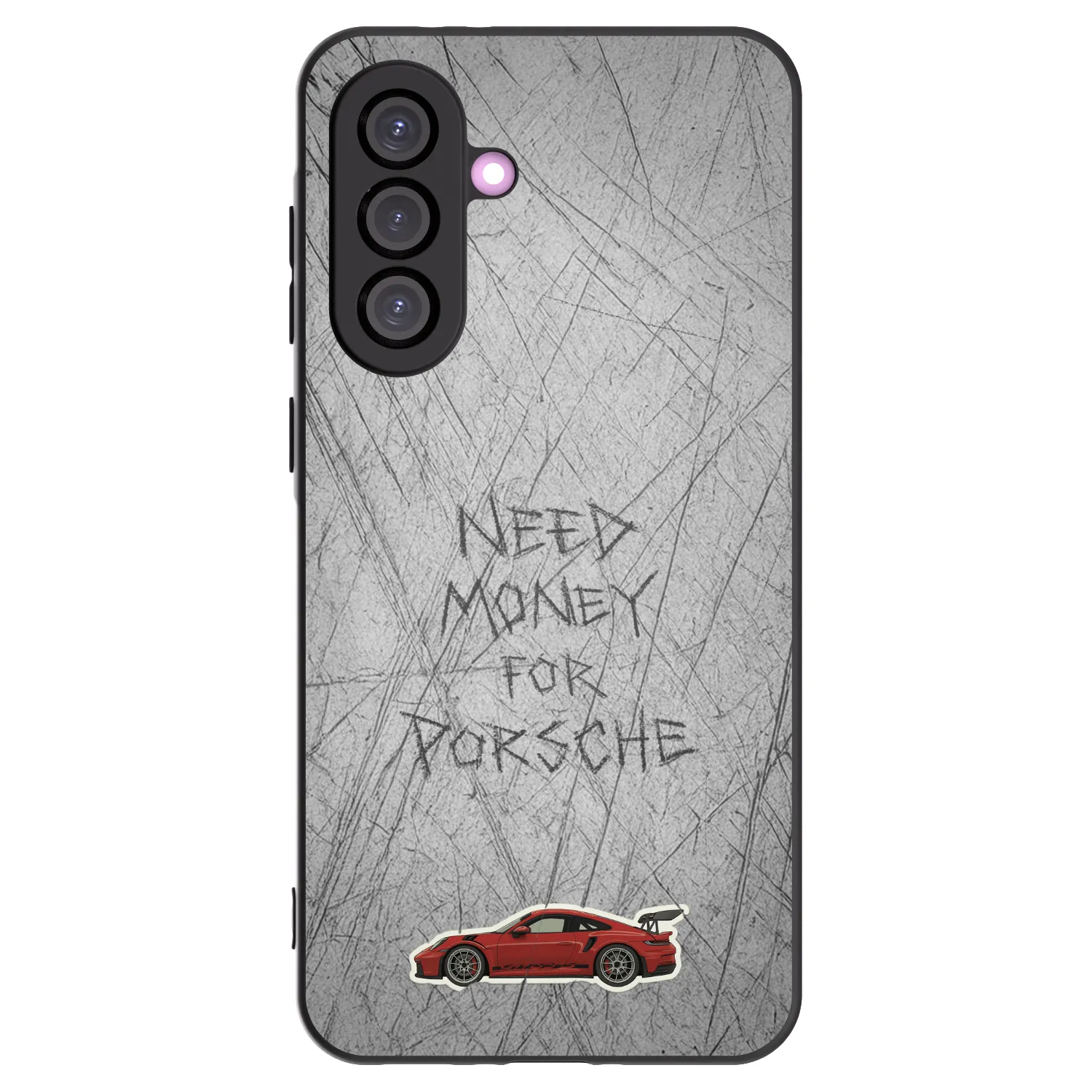 Picasee Samsung Galaxy A56 5G A566B Hülle - Schwarzes Silikon - Garage Scratch