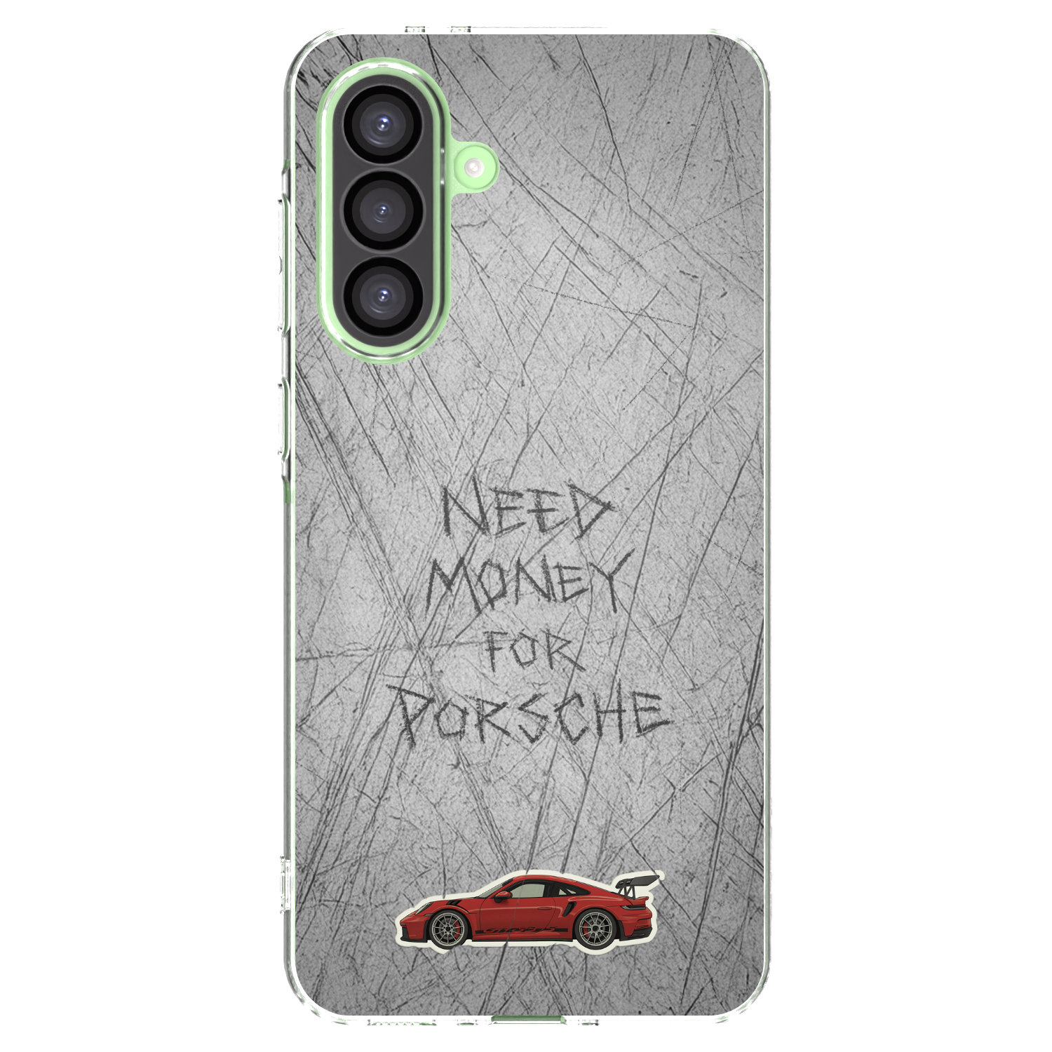 Picasee Samsung Galaxy A26 5G A266B Hülle - Transparentes Silikon - Garage Scratch