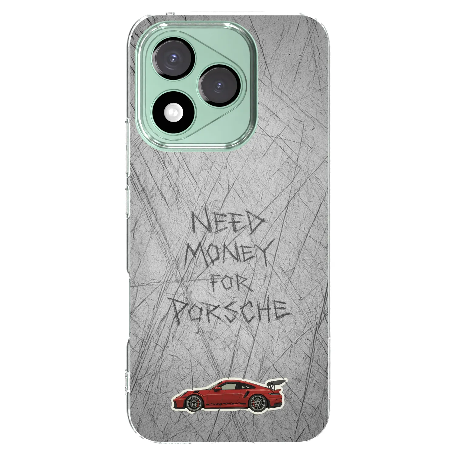 Picasee Honor 400 Lite 5G Hülle - Transparentes Silikon - Garage Scratch