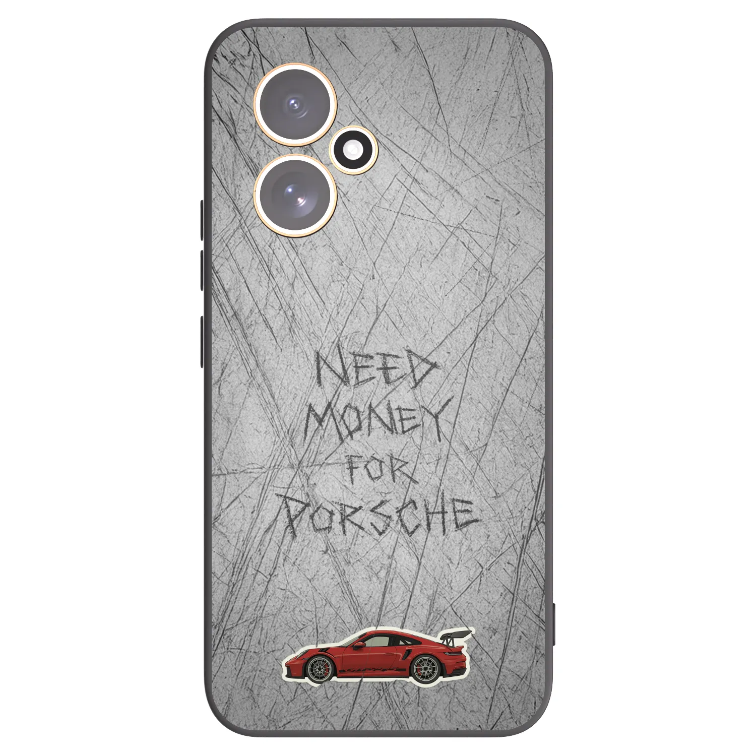 Picasee Honor 400 5G Hülle - Schwarzes Silikon - Garage Scratch