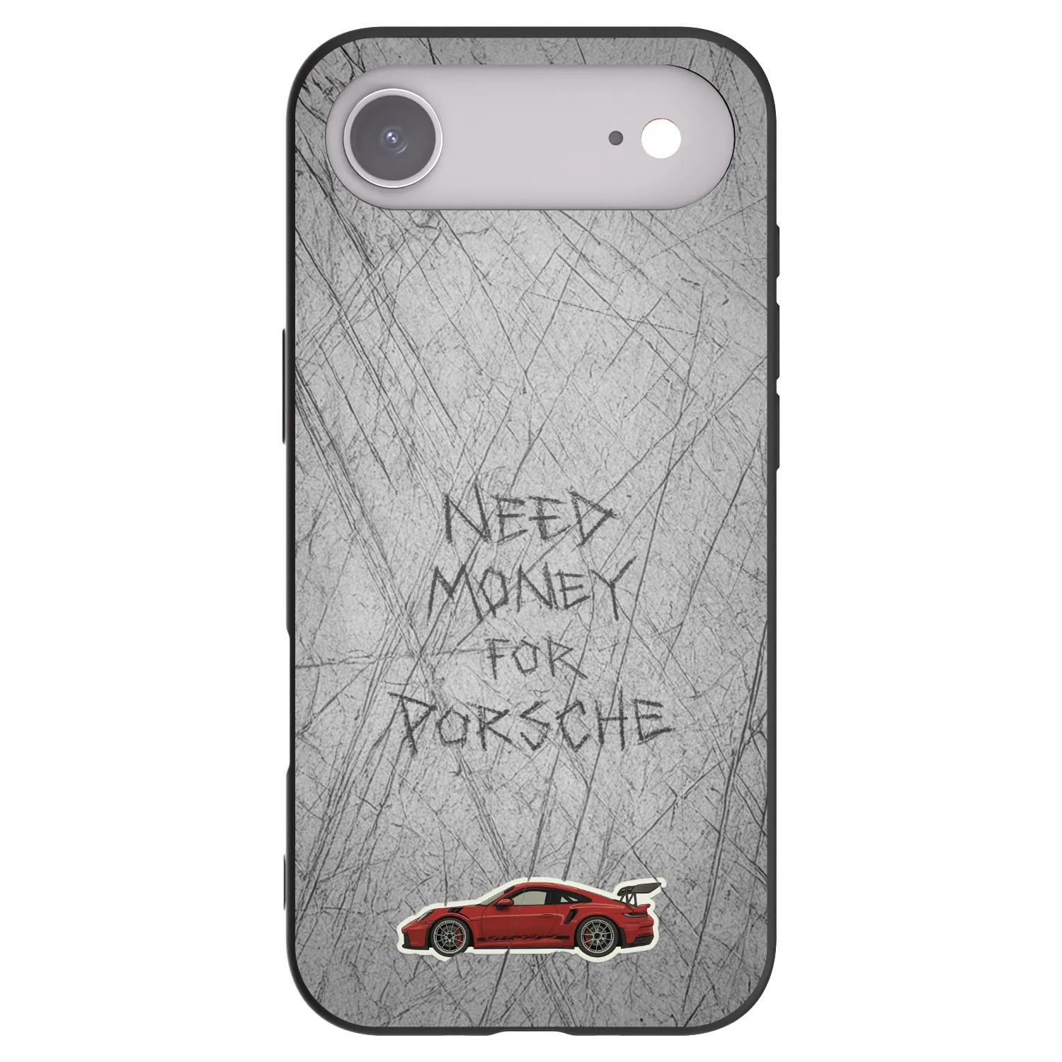 Picasee Apple iPhone Air Hülle - Schwarzes Silikon - Garage Scratch