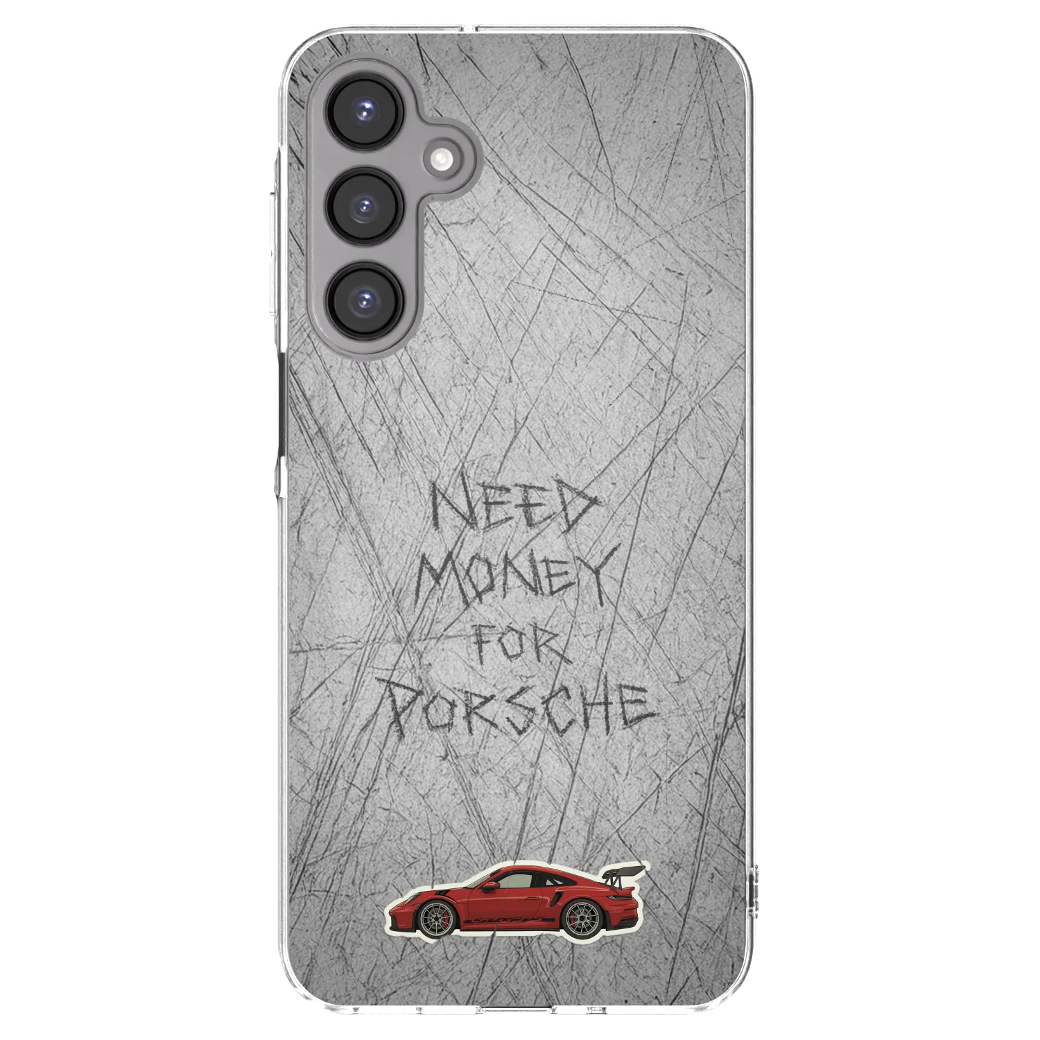 Picasee Samsung Galaxy A16 4G Hülle - Transparentes Silikon - Garage Scratch