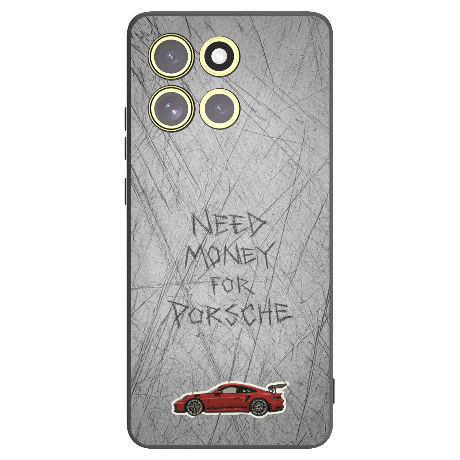 Picasee Motorola Moto G86 Power 5G Hülle - Schwarzes Silikon - Garage Scratch