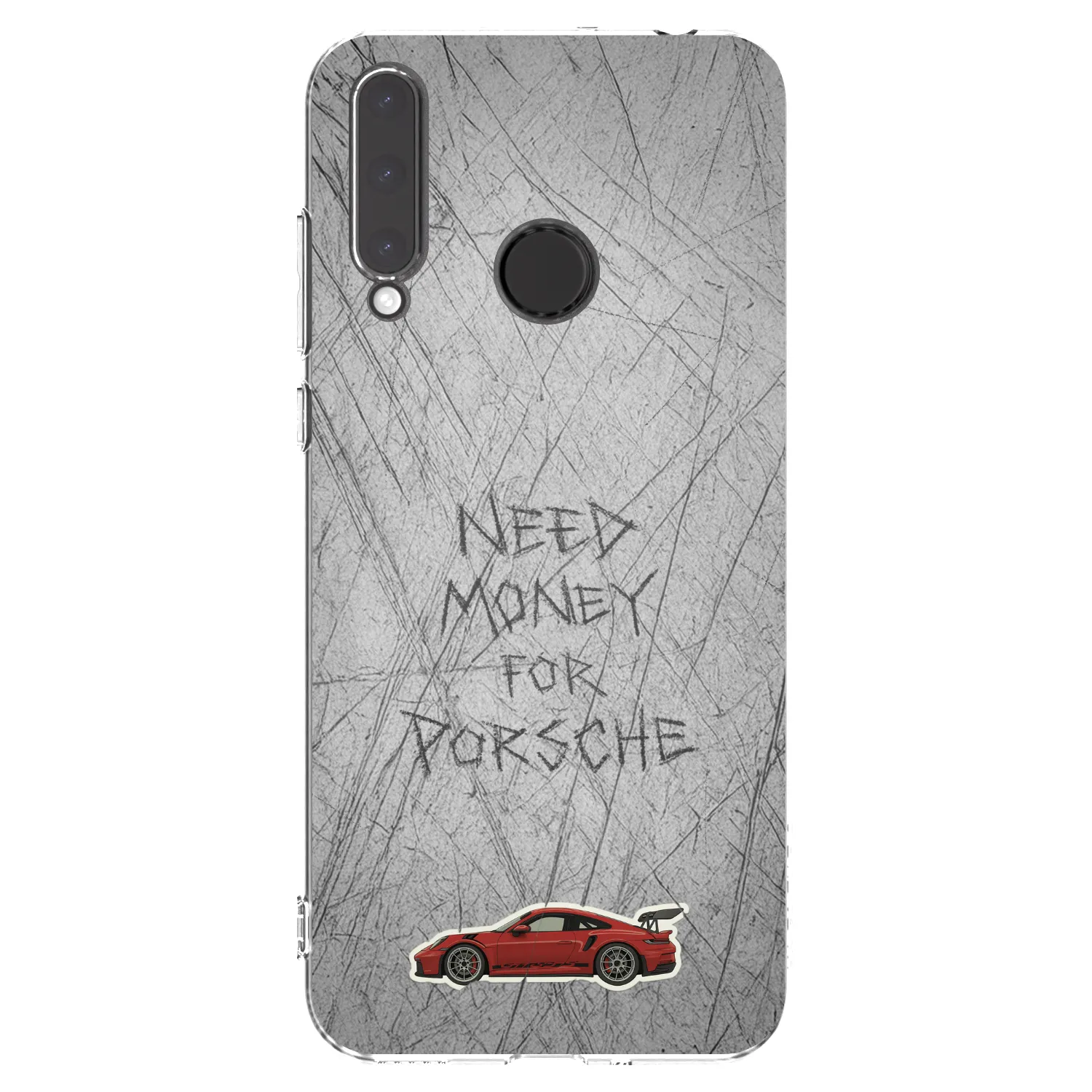 Picasee Honor 20 Lite Hülle - Transparentes Silikon - Garage Scratch