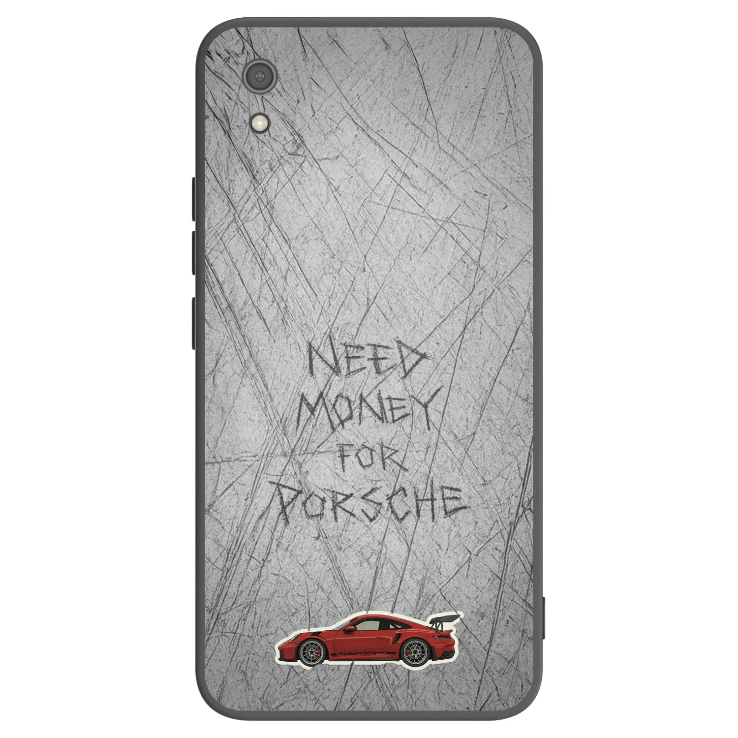 Picasee Xiaomi Redmi 7A Hülle - Schwarzes Silikon - Garage Scratch
