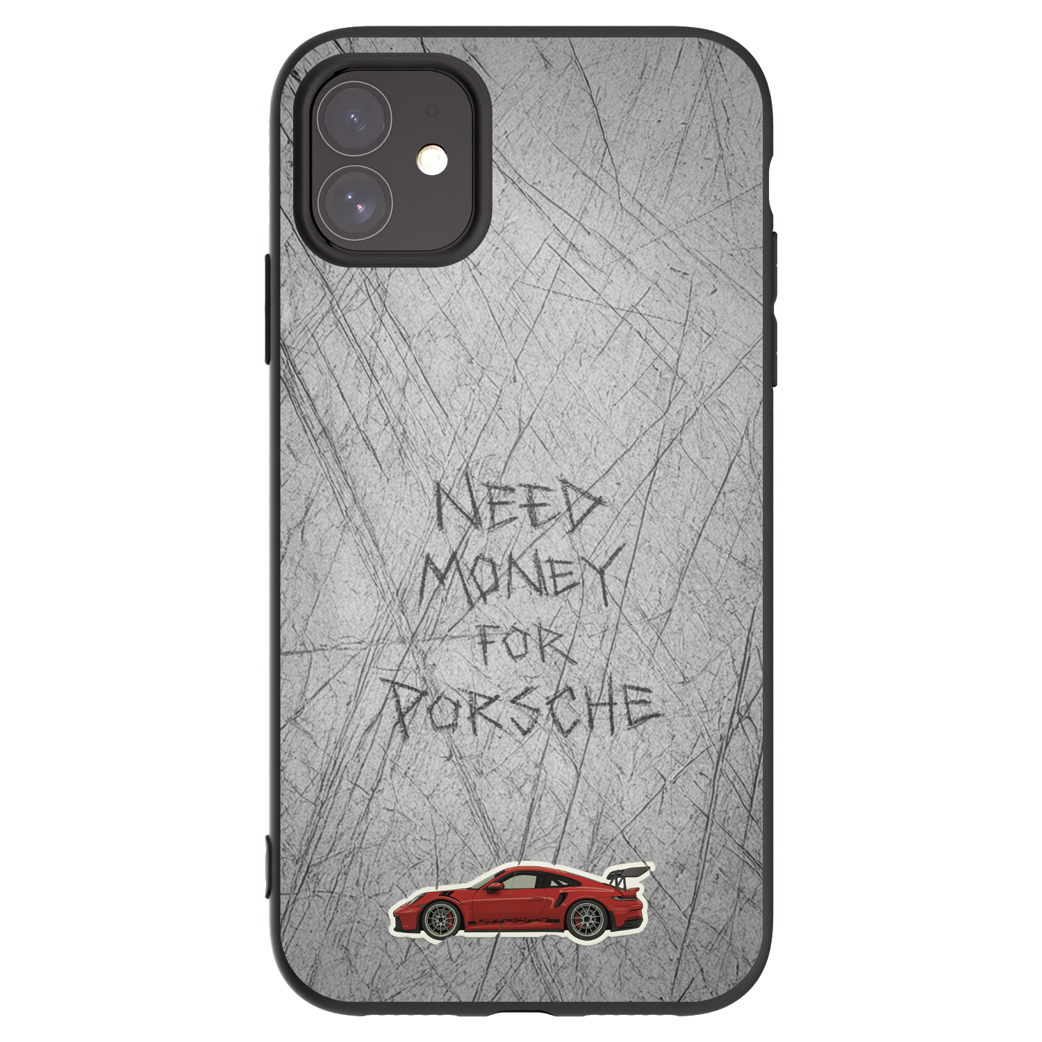 Picasee Apple iPhone 11 Hülle - Schwarzes Silikon - Garage Scratch