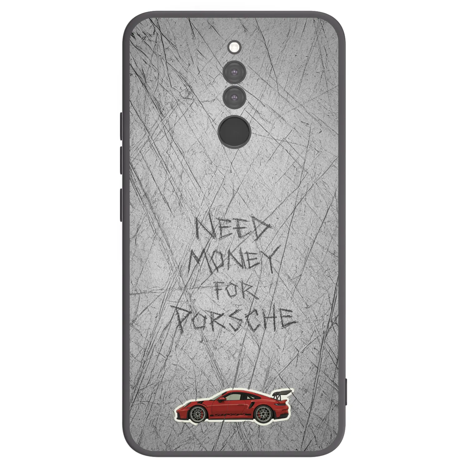 Picasee Xiaomi Redmi 8 Hülle - Schwarzes Silikon - Garage Scratch