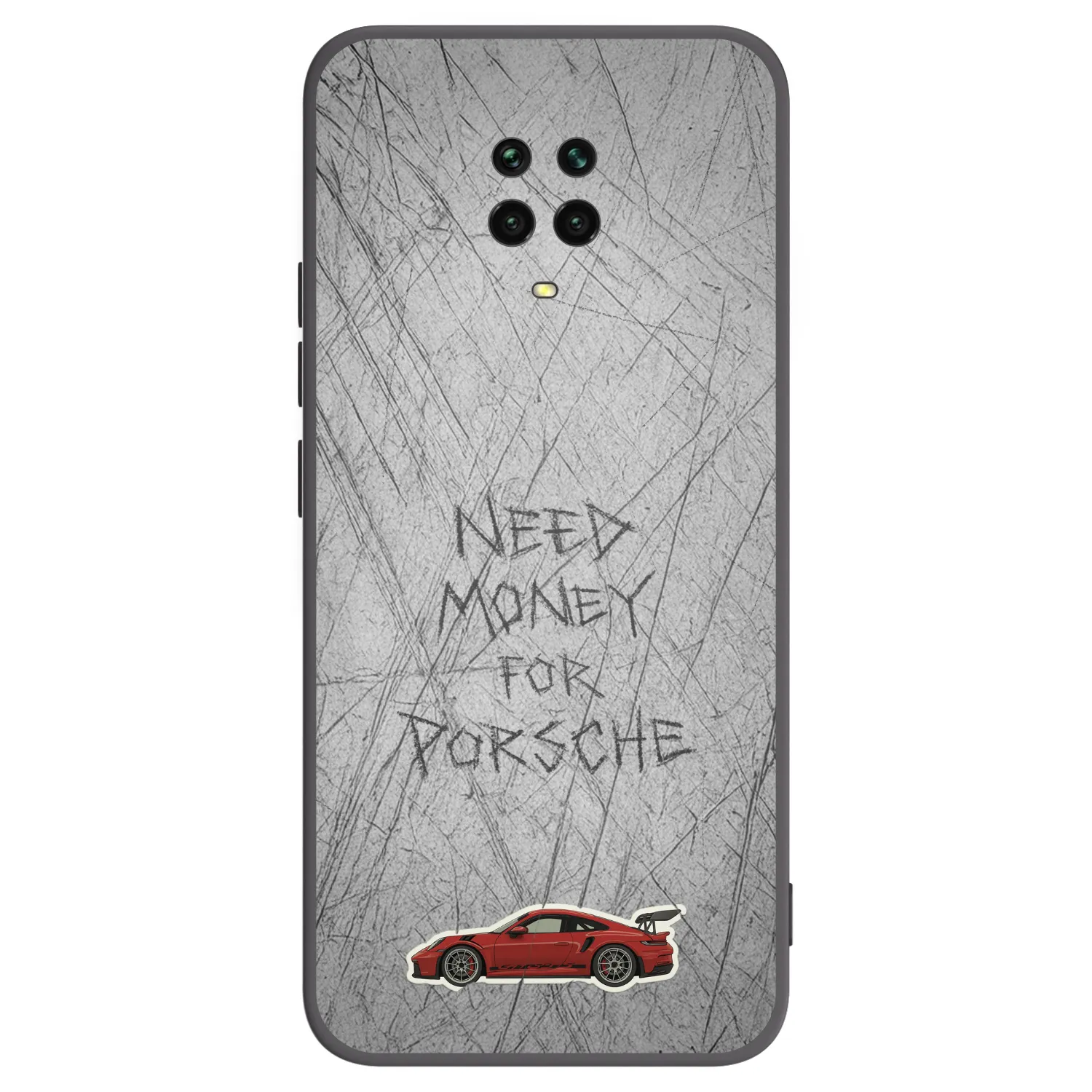 Picasee Xiaomi Redmi Note 9 Pro Hülle - Schwarzes Silikon - Garage Scratch
