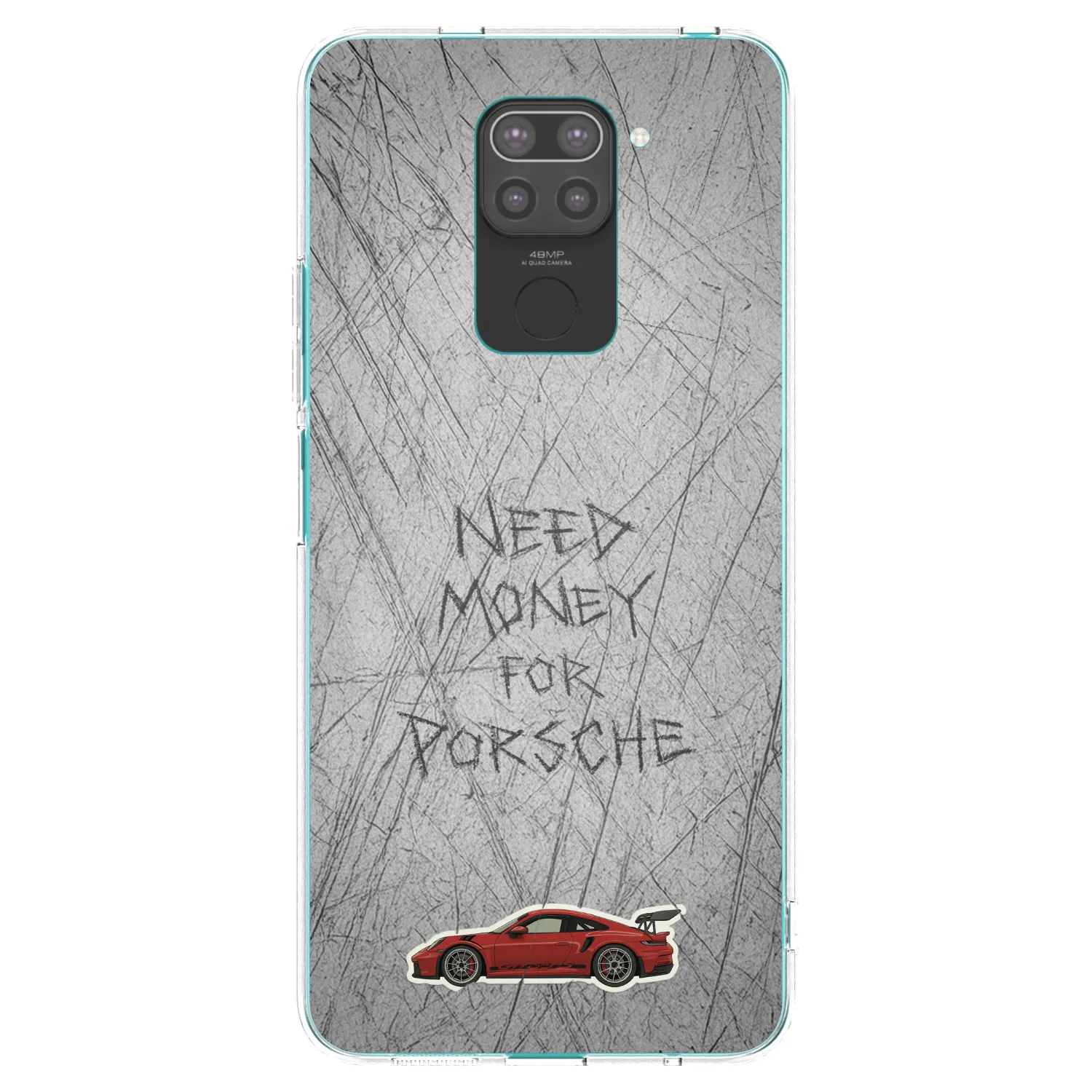Picasee Xiaomi Redmi Note 9 Hülle - Schwarzes Silikon - Garage Scratch