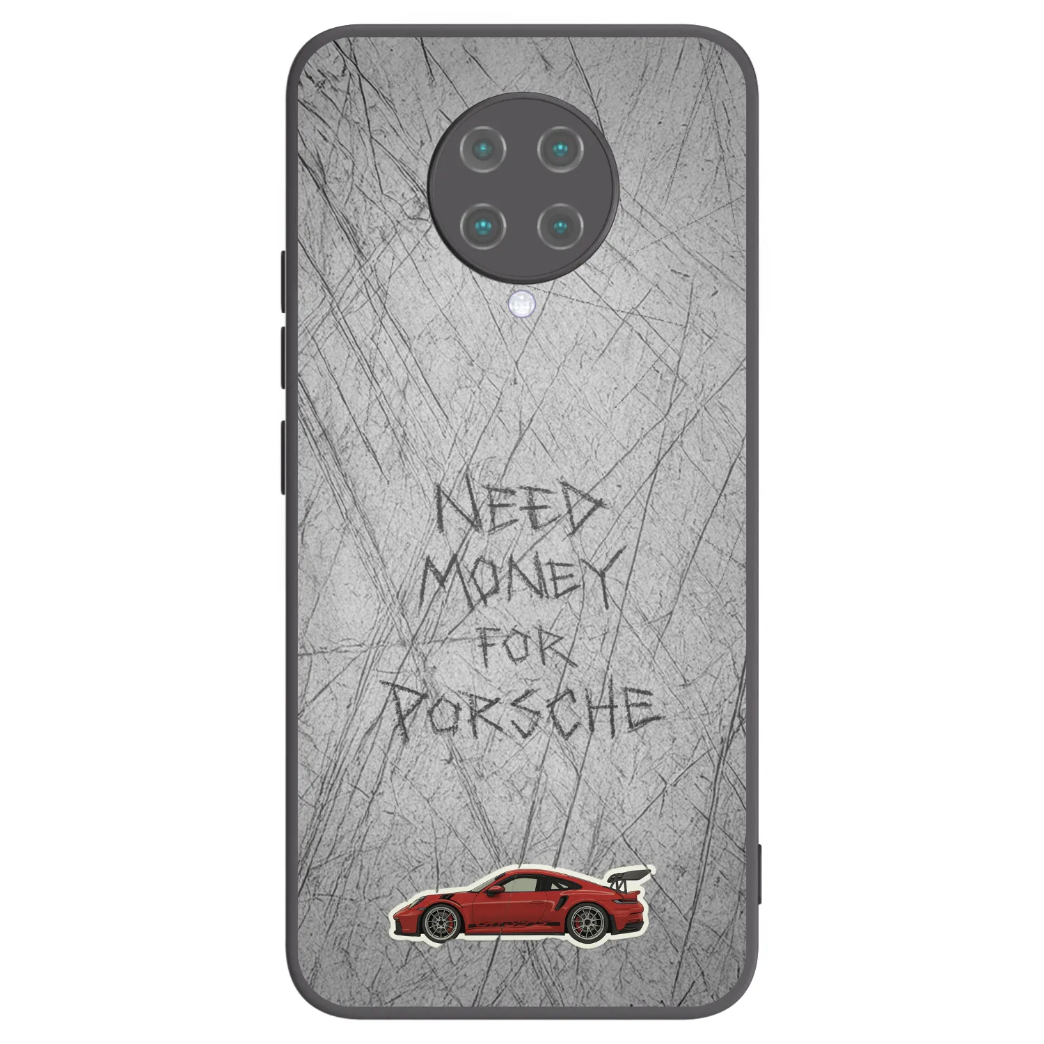 Picasee Xiaomi Poco F2 Pro Hülle - Schwarzes Silikon - Garage Scratch