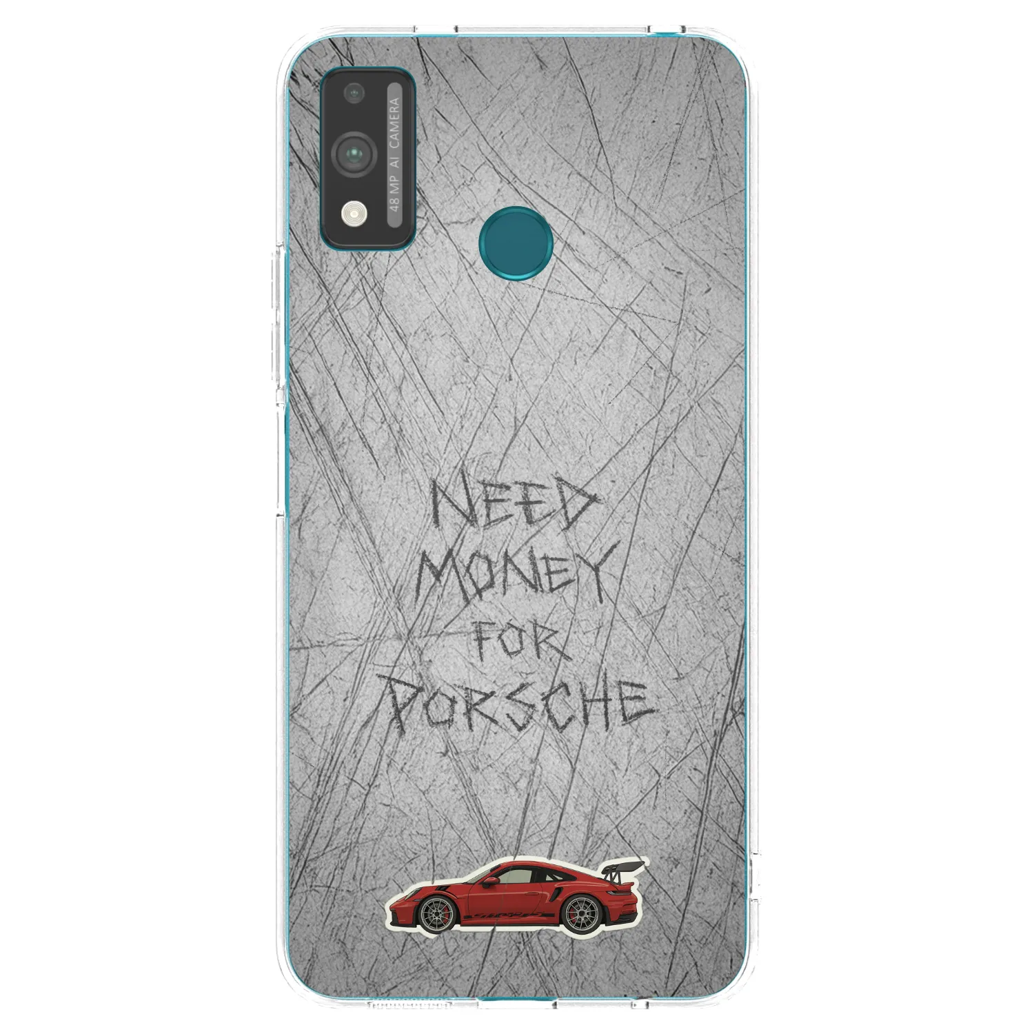 Picasee Honor 9X Lite Hülle - Transparentes Silikon - Garage Scratch