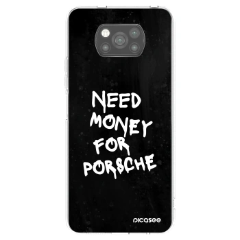 Picasee Xiaomi Poco X3 Hülle - Schwarzes Silikon - Black Dollar