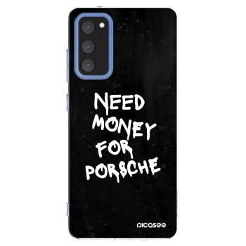 Picasee Samsung Galaxy S20 FE Hülle - Transparentes Silikon - Black Dollar