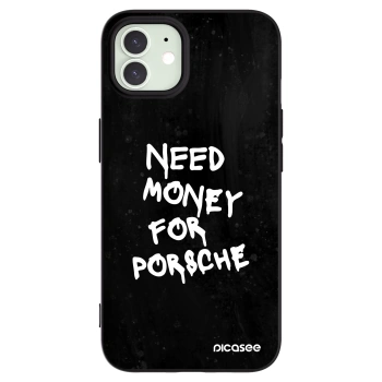 Picasee Apple iPhone 12 Pro Hülle - Schwarzes Silikon - Black Dollar