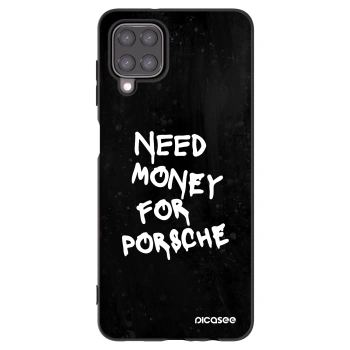 Picasee Samsung Galaxy A12 A125F Hülle - Schwarzes Silikon - Black Dollar