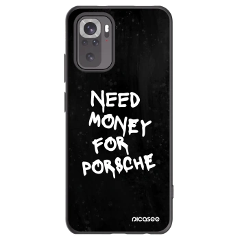 Picasee Xiaomi Redmi Note 10 Hülle - Schwarzes Silikon - Black Dollar
