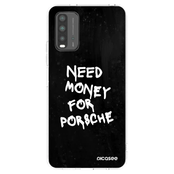 Picasee Xiaomi Redmi 9T Hülle - Schwarzes Silikon - Black Dollar
