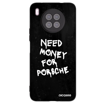 Picasee Huawei Nova 8i Hülle - Schwarzes Silikon - Black Dollar