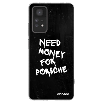 Picasee Xiaomi Redmi Note 11 Pro Hülle - Transparentes Silikon - Black Dollar